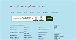 Desktop Screenshot of ambiance-femme.eu