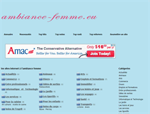 Tablet Screenshot of ambiance-femme.eu